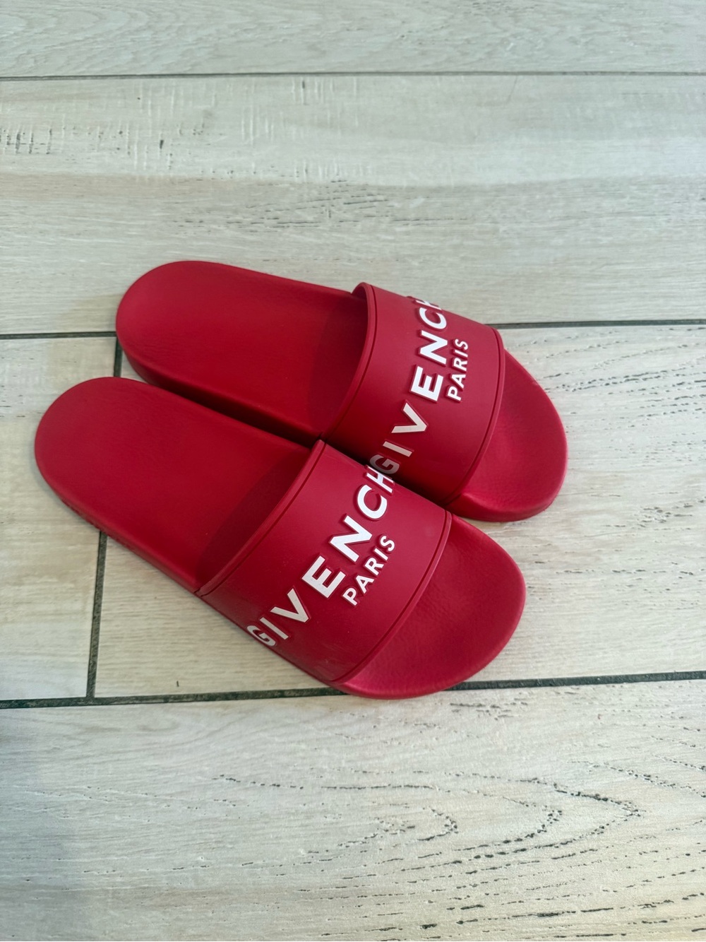 Red Givenchy Slides - Picture 2 of 6